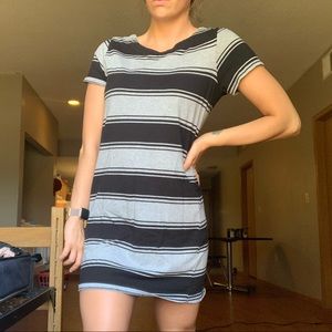 Striped T-Shirt Dress